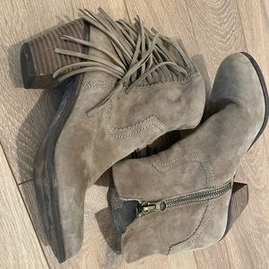 Sam Edelman suede booties Sz 8